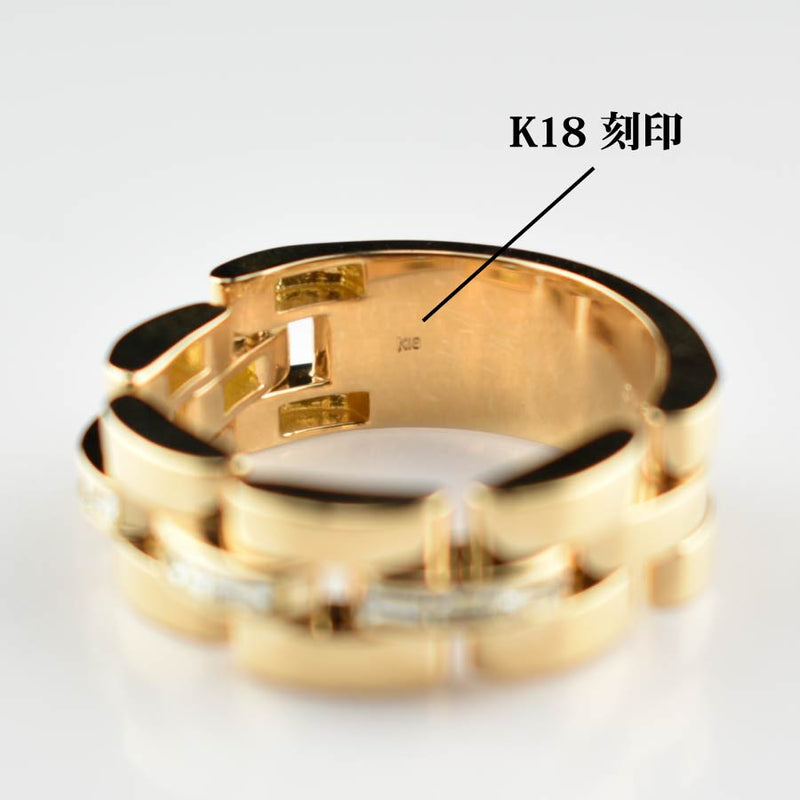 リング K18 ダイヤ付 (Type-CH)※入荷待ち