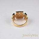 リング K18 ダイヤ付 (Type-DC)