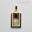 ペンダントトップ K18 ダイヤ付 (Type-FD)