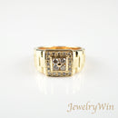 リング K18 ダイヤ付 (Type-FR)