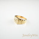 リング K18 ダイヤ付 (Type-FR)