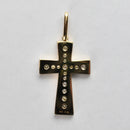 ペンダントトップ クロス K18 ダイヤ付 (Type-GC-N)