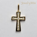 ペンダントトップ クロス K18 ダイヤ付 (Type-GC-N)