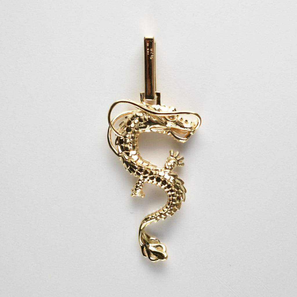 24金 ネックレス トップ 純金 龍 ダイヤモンド メンズ ゴールド 24K ペンダントトップ 金 k24 ペンダント ネックレス 竜 ドラゴン  送料無料 セール SALE