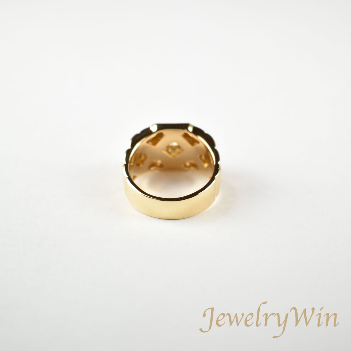 リング K18 ダイヤ付 (Type-OC-B)