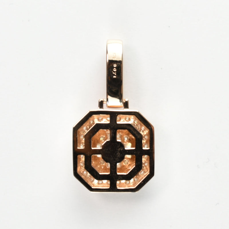 ペンダントトップ K18 ピンクゴールド ダイヤ付 (Type-OC)