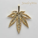 ペンダントトップ 大麻草 K18 (Type-OT)