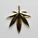 ペンダントトップ 大麻草 K18 (Type-OT)