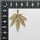 ペンダントトップ 大麻草 K18 (Type-OT)