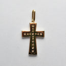 ペンダントトップ クロス K18 ダイヤ付 (Type-GC-F)