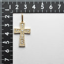 ペンダントトップ クロス K18 ダイヤ付 (Type-GC-F)