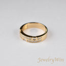 リング K18 ダイヤ付 (Type-TB)