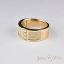 リング K18 ダイヤ付 (Type-TD)