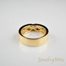 リング K18 ダイヤ付 (Type-TP)