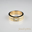 リング K18 ダイヤ付 (Type-TP)