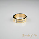 リング K18 ダイヤ付 (Type-TP)