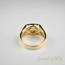 リング K18 ダイヤ付 (Type-TR)