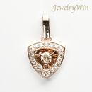 ペンダントトップ K18 ピンクゴールド ダイヤ付 (Type-TR)