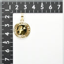 ペンダントトップ K24 ツバルエンジェル コイン エンジェル表 1/25oz K18 枠付 (Type-MR)