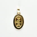 ペンダントトップ K24 マリア コイン 1g K18 枠付 (Type-TN)