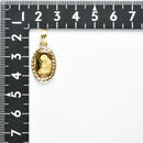 ペンダントトップ K24 マリア コイン 1g K18 枠付 (Type-TN)