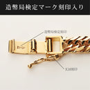 喜平 ブレスレット K18 トリプル 8面 30g 20cm 造幣局検定マーク(ホールマーク)刻印入り