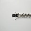 【要お問い合わせ】喜平 ブレスレット Pt850 トリプル 8面 100g 21cm (出来上がり重量約96g前後) 造幣局検定マーク(ホールマーク)刻印入り ※平カットベース アフターダイヤ留め加工(1コマ6pc留め) 喜平金具アフターダイヤ留め加工