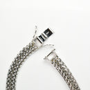 【要お問い合わせ】喜平 ブレスレット Pt850 トリプル 8面 50g 20cm (出来上がり重量約48g前後) 造幣局検定マーク(ホールマーク)刻印入り ※平カットベース アフターダイヤ留め加工(1コマ4pc留め)