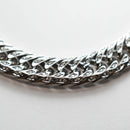 【要お問い合わせ】喜平 ブレスレット Pt850 トリプル 8面 50g 20cm (出来上がり重量約48g前後) 造幣局検定マーク(ホールマーク)刻印入り ※平カットベース アフターダイヤ留め加工(1コマ4pc留め)