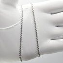 カット小豆チェーン ネックレス Pt850 幅2.0mm 0.6φ 45cm