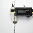 カット小豆チェーン ネックレス Pt850 幅3.3mm 0.93φ 50cm