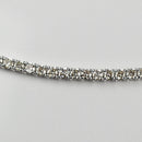 ダイヤモンドテニスブレスレット ストレート Pt850枠 幅3.5mm 18cm トータル7.01ct カラー:I〜J クラリティ:VS-1〜VS-2 カット:VG〜G ※ダイヤモンドのグレードは目安となります※
