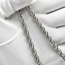 パイプロープ ネックレス Pt850 幅5mm 45cm