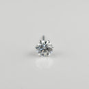 ピアス Pt900 0.5ct ダイヤ付 片方 落ちにくいピアスキャッチ ※6本爪