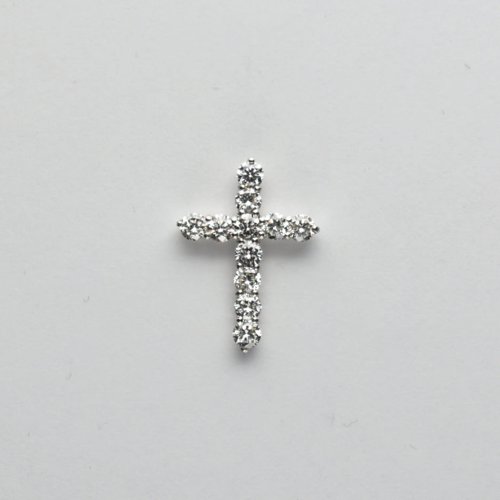 ダイヤモンドプチネックレス Pt900 1.0ct Pt850 チェーン (Type-SC)