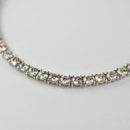 ダイヤモンドテニスネックレス ストレート Pt900枠 Pt850(金具部分一部） 幅3.9mm 50cm トータル20.00ct カラー:I〜L クラリティ:VS-1〜SI-1 カット:EX〜VG ※ダイヤモンドのグレードは目安となります※