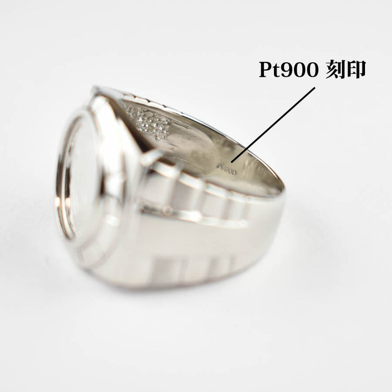 リング Pt900 Pt999.5 ツバルホースコイン ホース表 1/25oz (Type-RX)※入荷待ち