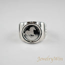 リング Pt900 Pt999.5 ツバルホースコイン ホース表 1/25oz (Type-SH)