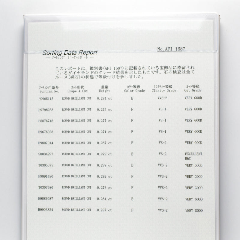 ペンダントトップ Pt900 ダイヤ付 (Type-EL) 3.0ct