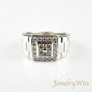 リング Pt900 ダイヤ付 (Type-FR)