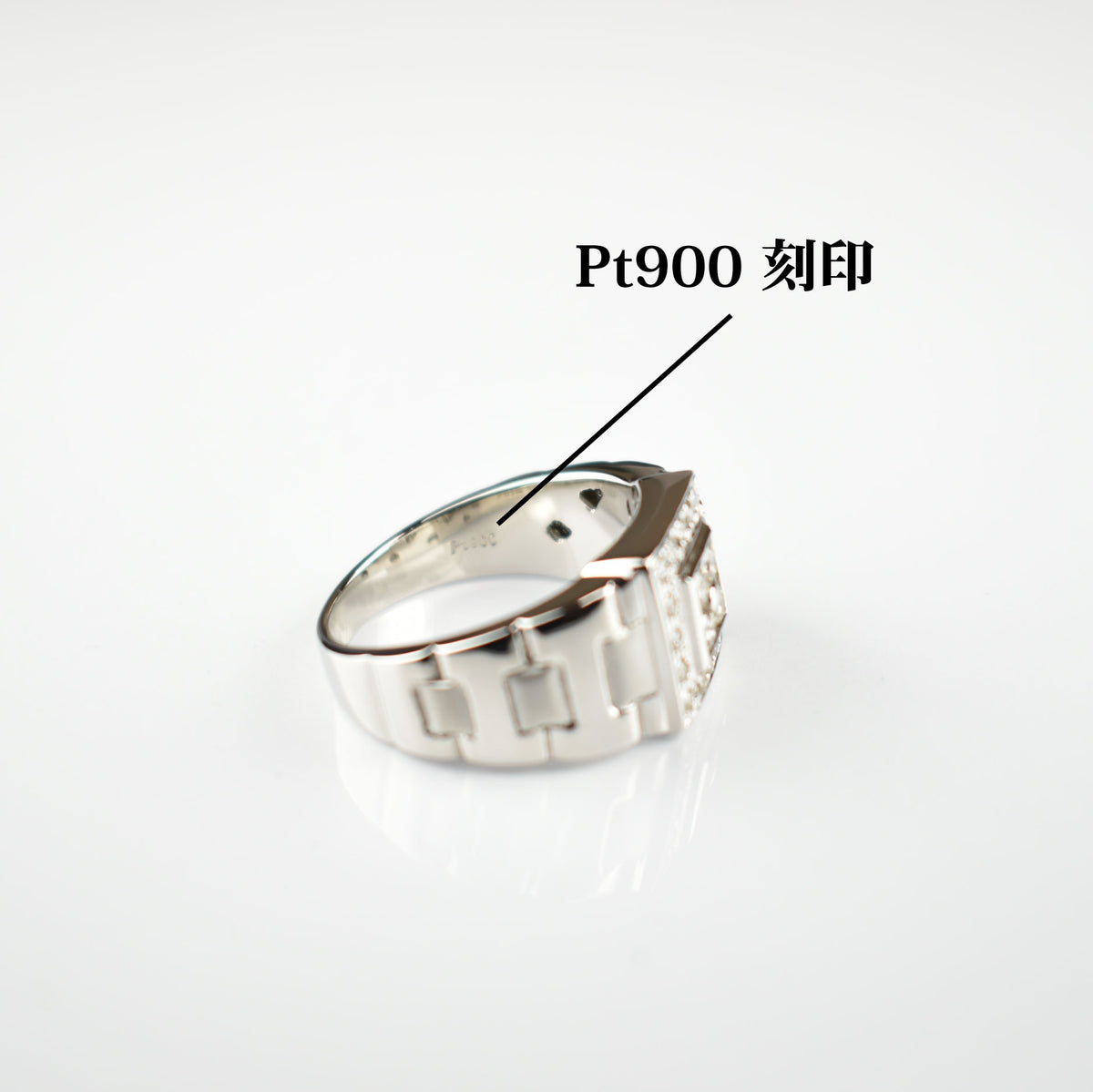 最新な リング Pt900 (Type-FR) ダイヤ付 小物