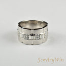 リング Pt900 ダイヤ付 (Type-FW)