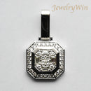 ペンダントトップ Pt900 ダイヤ付 (Type-OC) 大