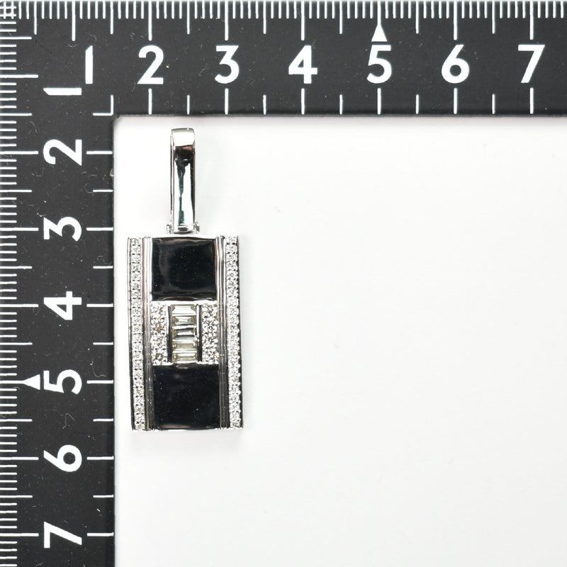 ペンダントトップ Pt900 ダイヤ付 (Type-OM)
