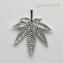 ペンダントトップ 大麻草 Pt900 (Type-OT)