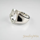 リング Pt900 ダイヤ付 (Type-UA)