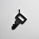 ペンダントトップ キー Pt900 ダイヤ付